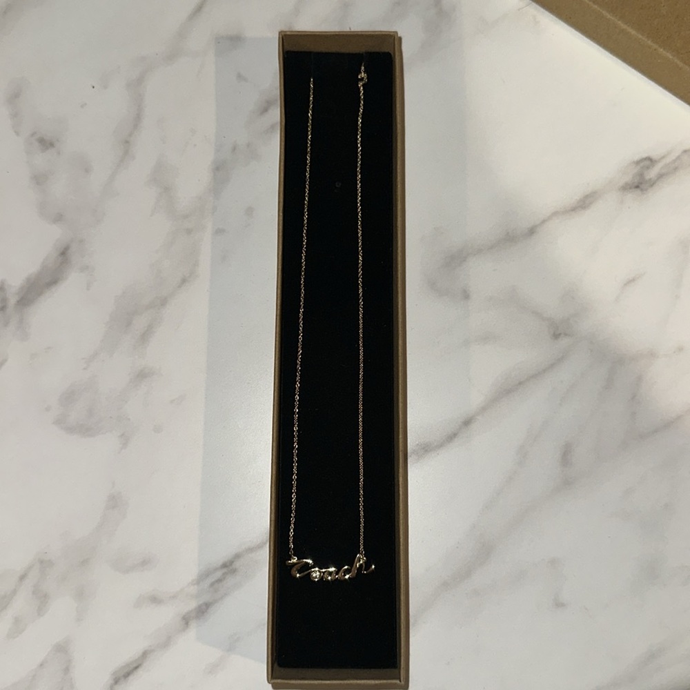 Coach Script Necklace! - image 2